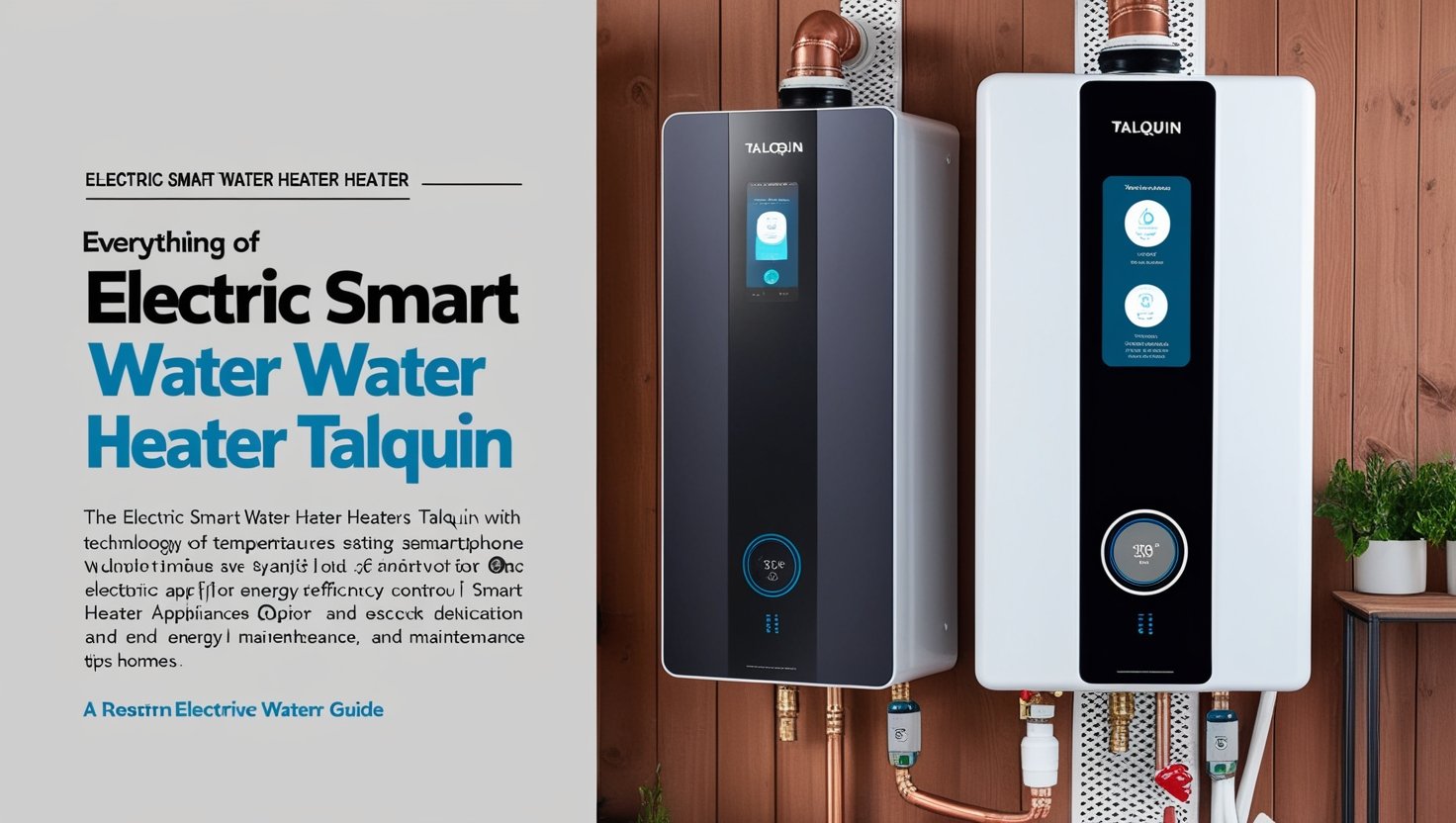 Electric Smart Water Heater Talquin