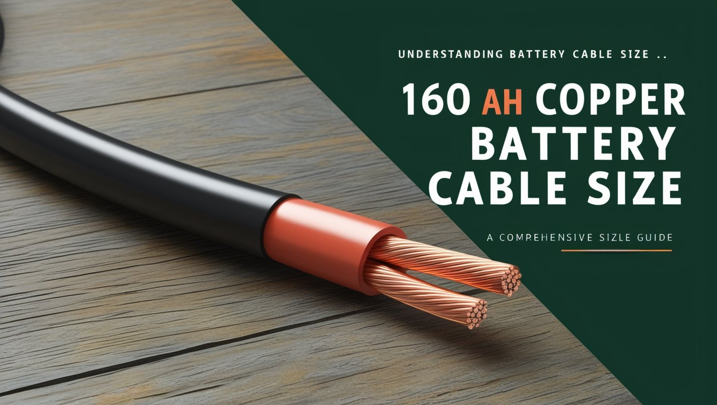 160 AH Copper Battery Cable Size