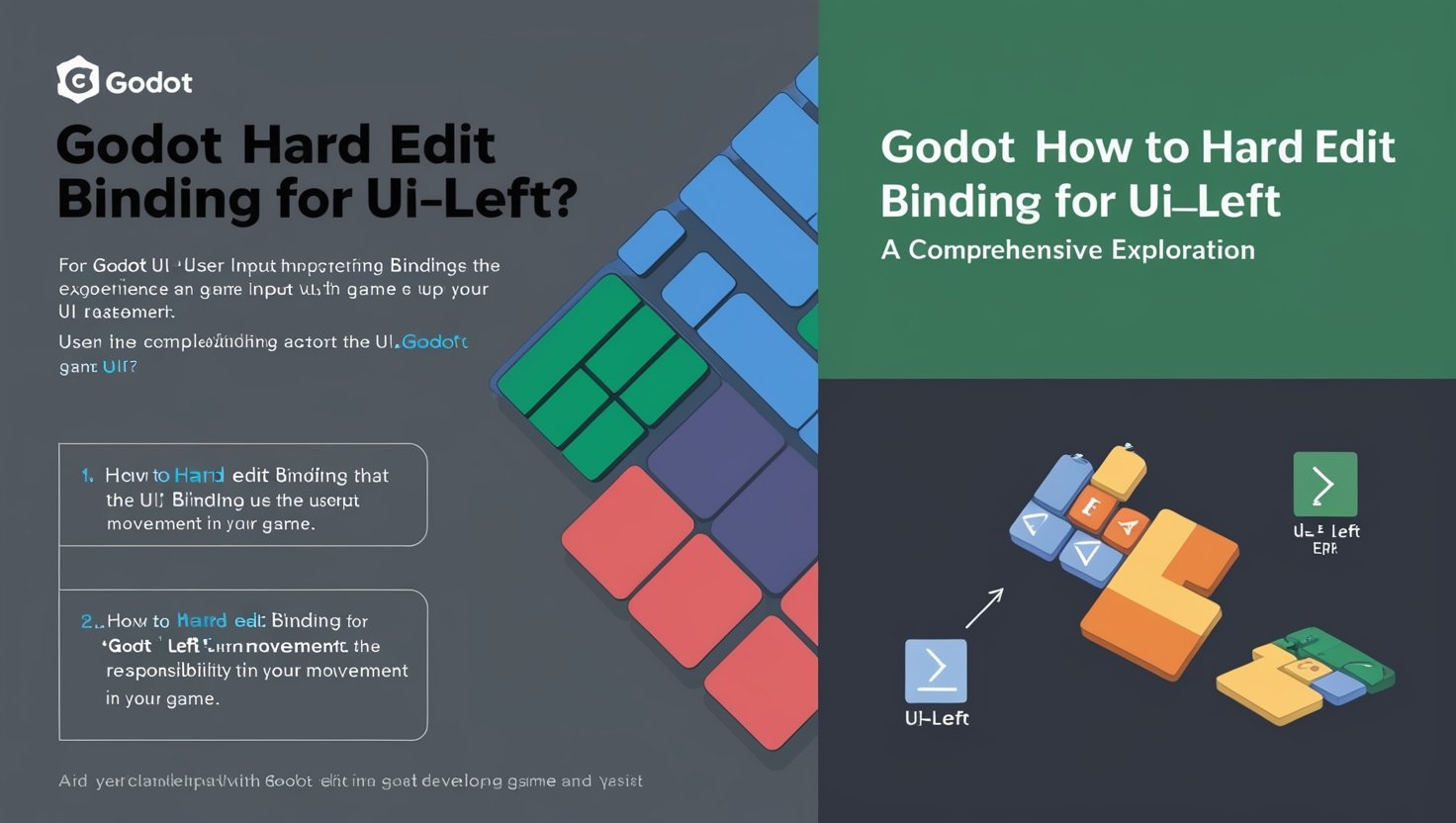 Godot How to Hard Edit the Binding for ui_left