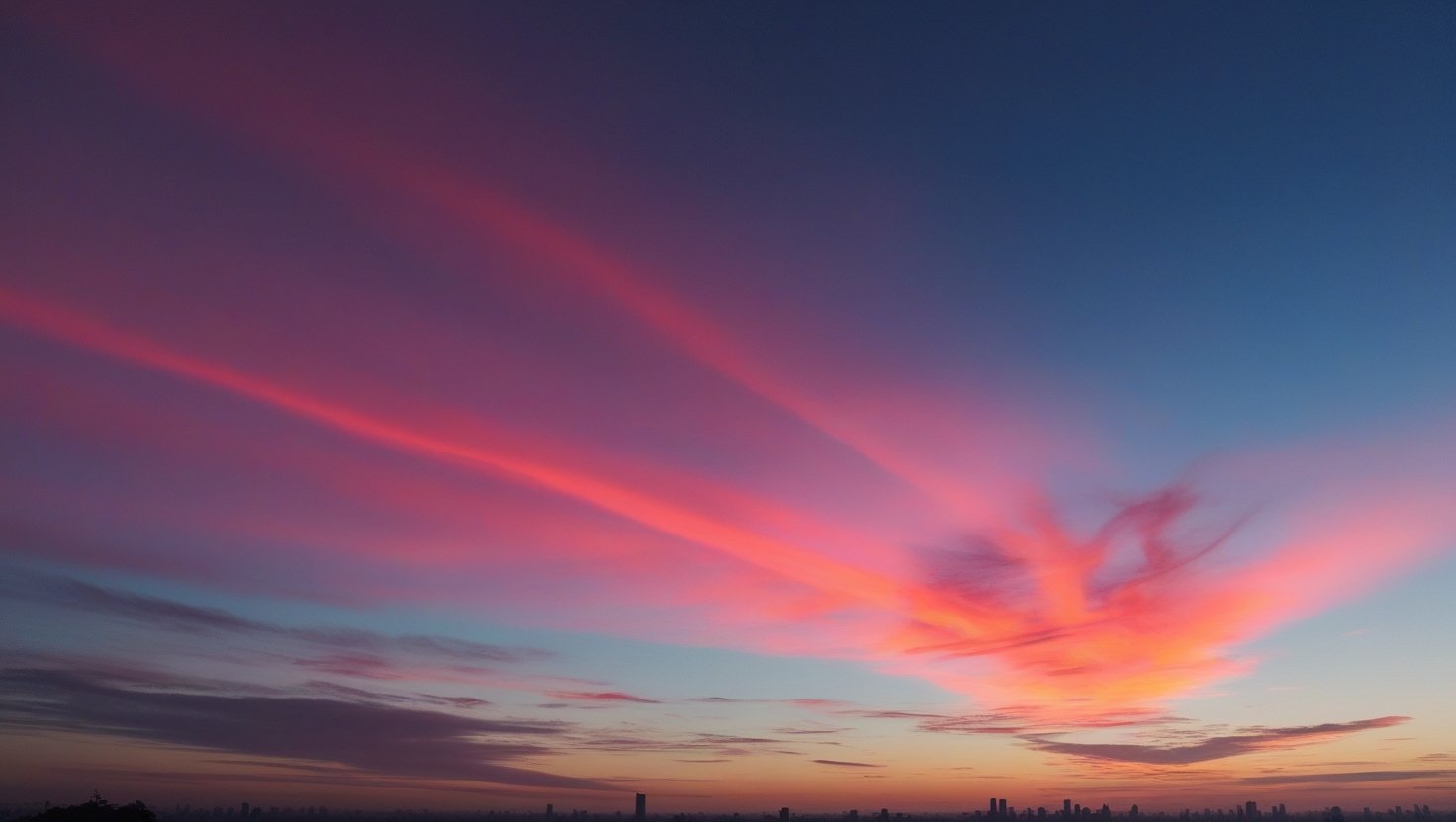 What Color Would Sunrise Be in a Heavily Poluted Sky